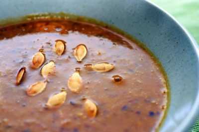 Рецепт Суп из тыквы и фасоли