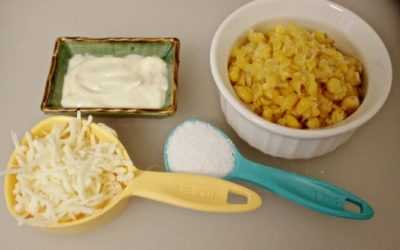 Рецепт - Кукуруза с сыром запеченная в сметане