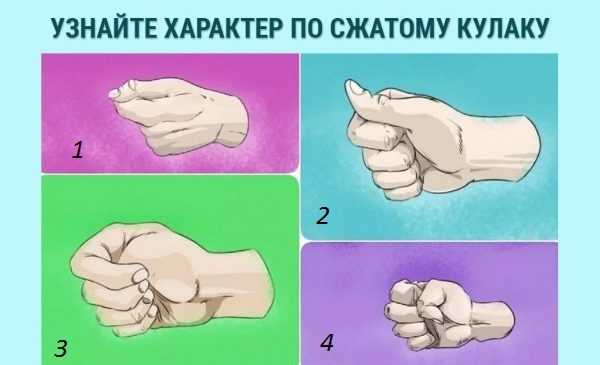 Тест по картинке: Характер человека по том, как держит кулак