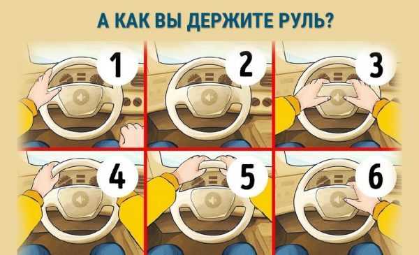 Тест по картинке: Характер по тому, как руль держите