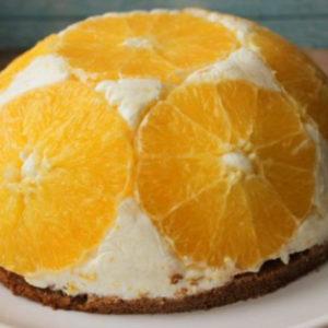 Творожный торт без желатина с апельсинами - просто,вкусно - фоторецепт пошагово
