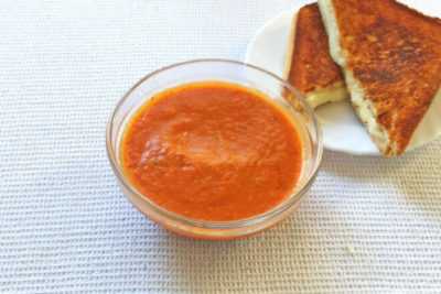 Томатный суп-пюре со сливками и запеченными помидорами, рецепт с фото и видео