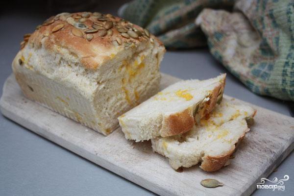 Хлеб с тыквой - просто,вкусно - фоторецепт пошагово