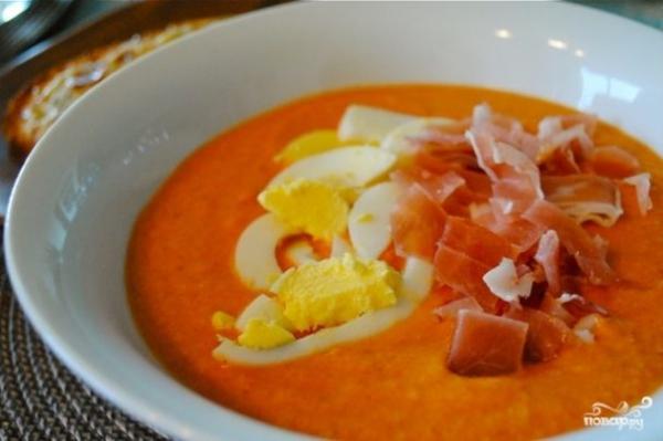 Испанский холодный суп Сальморехо - просто,вкусно - фоторецепт пошагово