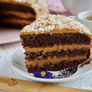 Шоколадный торт с орехами  - вкусно, просто - фоторецепт пошагово