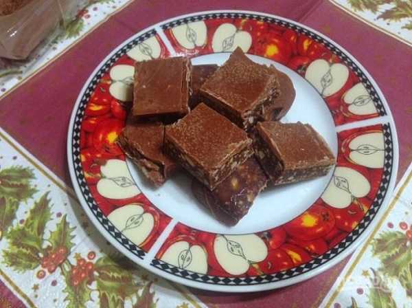 Диетический шоколад с орешками - пошаговый рецепт