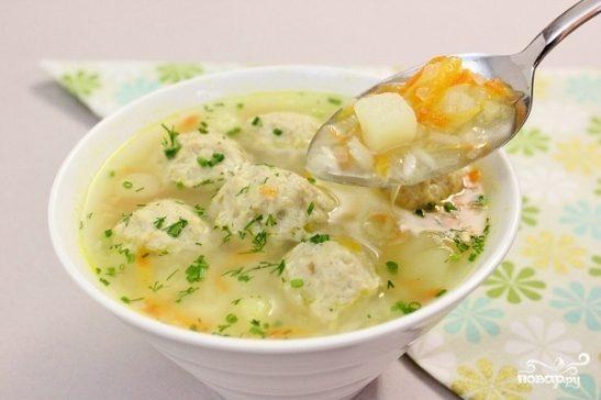Домашний суп с фрикадельками - просто,вкусно - фоторецепт пошагово