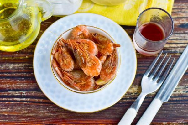 Креветки в винном соусе - просто,вкусно - фоторецепт пошагово