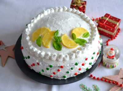 Лимонный торт с белковым кремом - просто,вкусно - фоторецепт пошагово