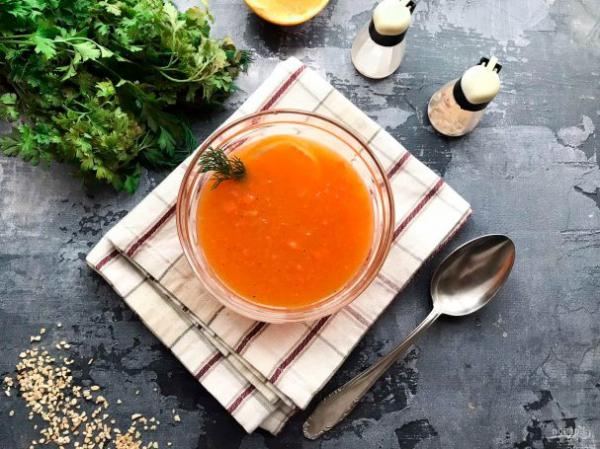 Морковно-апельсиновый суп - просто,вкусно - фоторецепт пошагово