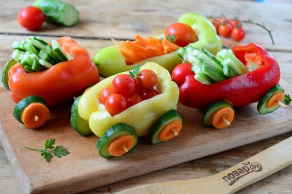 ПП Нарезка "Овощной поезд" - пошаговый рецепт с фото - Полезный рецепт