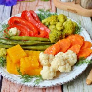 ПП Овощи на пару "Вкусные" - пошаговый рецепт с фото - Полезный рецепт