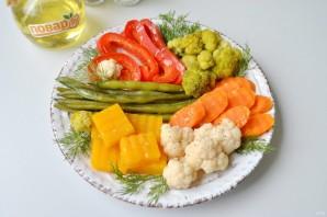 Овощи на пару "Вкусные" - пошаговый рецепт