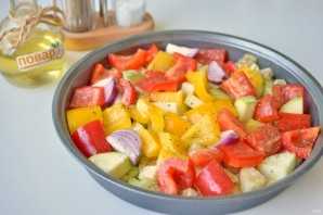 Салат из запечённых овощей - пошаговый рецепт