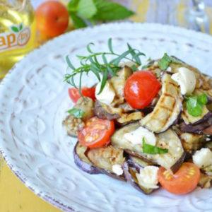 ПП Сицилийский салат с баклажанами - пошаговый рецепт с фото - Полезный рецепт