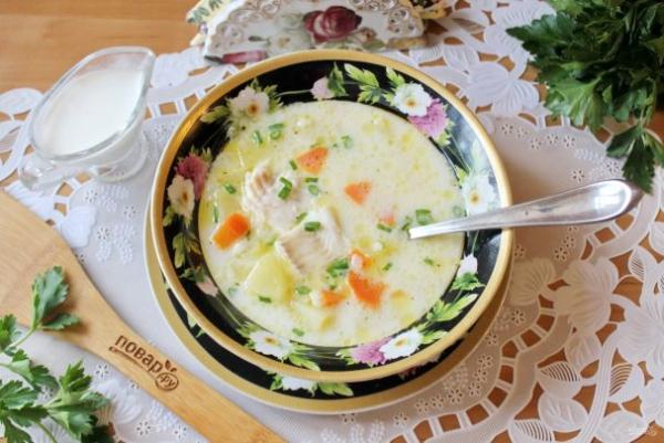 Суп из трески со сливками - просто,вкусно - фоторецепт пошагово