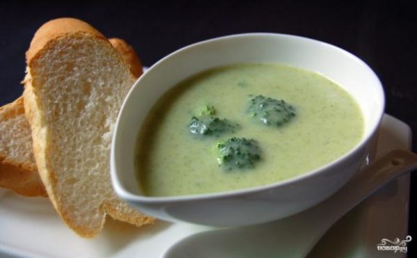 Суп-пюре из брокколи - просто,вкусно - фоторецепт пошагово