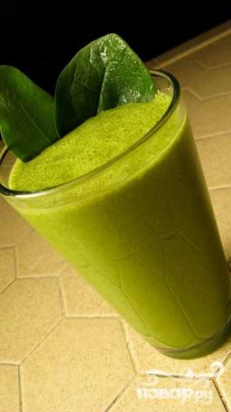 Зеленый витаминный напиток Благо - пошаговый рецепт