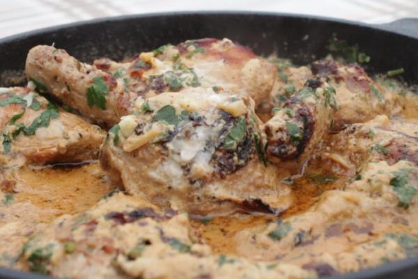 Цыпленок Чкмерули в чесночно-сливочном соусе, рецепт с фото и видео - просто,вкусно - фоторецепт пошагово