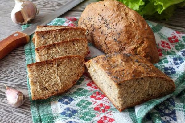 Цельнозерновой хлеб на кефире - просто,вкусно - фоторецепт пошагово