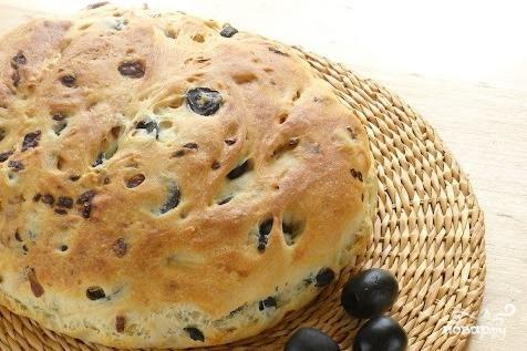 Хлеб с луком и маслинами - просто,вкусно - фоторецепт пошагово