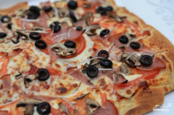 Пицца "Калифорния" - просто,вкусно - фоторецепт пошагово