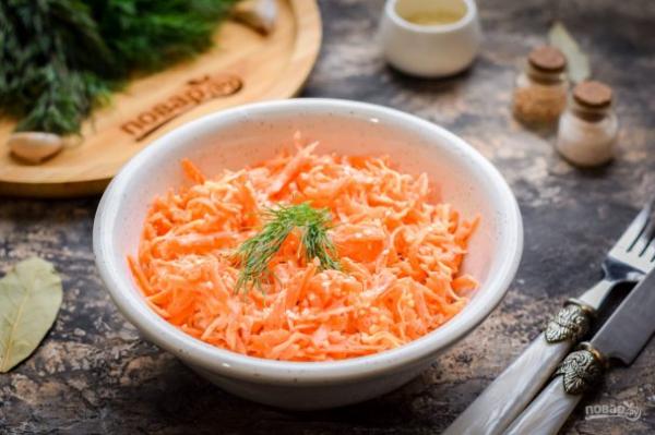 Салат из моркови без майонеза - просто,вкусно - фоторецепт пошагово