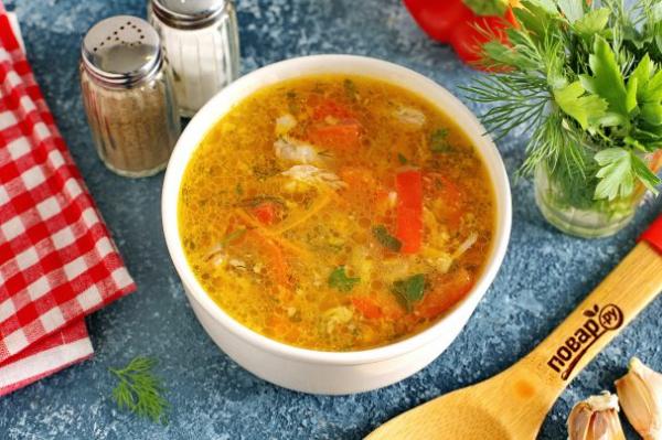 Суп "Краснодарский" - просто,вкусно - фоторецепт пошагово