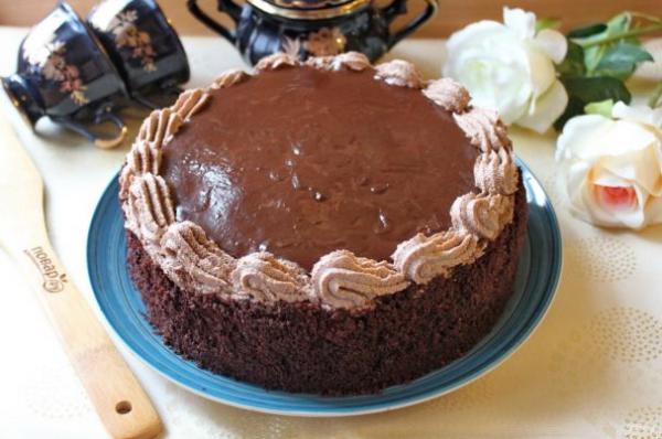 Торт "Шоколадный бархат" - просто,вкусно - фоторецепт пошагово