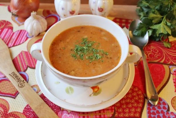 Турецкий суп "Эзогелин" - просто,вкусно - фоторецепт пошагово