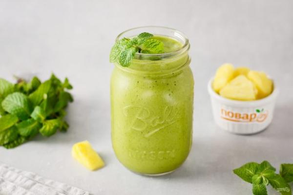 Зеленый смузи - просто,вкусно - фоторецепт пошагово