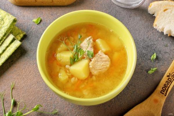 Гороховый суп для ребенка 1 года - просто,вкусно - фоторецепт пошагово