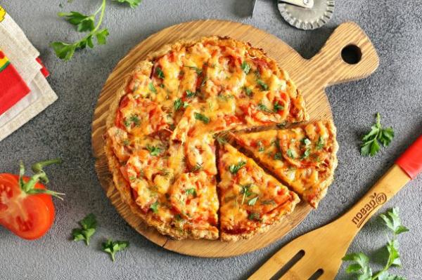 Овсяное тесто для пиццы - просто,вкусно - фоторецепт пошагово
