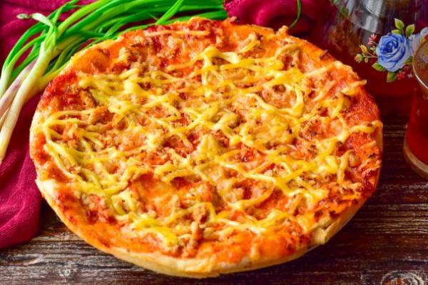Пицца "Ташир" в домашних условиях - просто,вкусно - фоторецепт пошагово