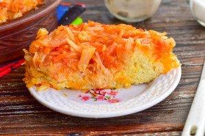 Пирог с капустой и морковью