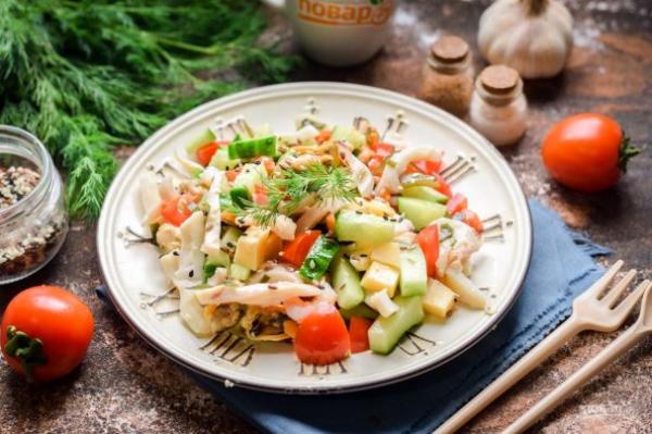 Салат из морского коктейля - просто,вкусно - фоторецепт пошагово