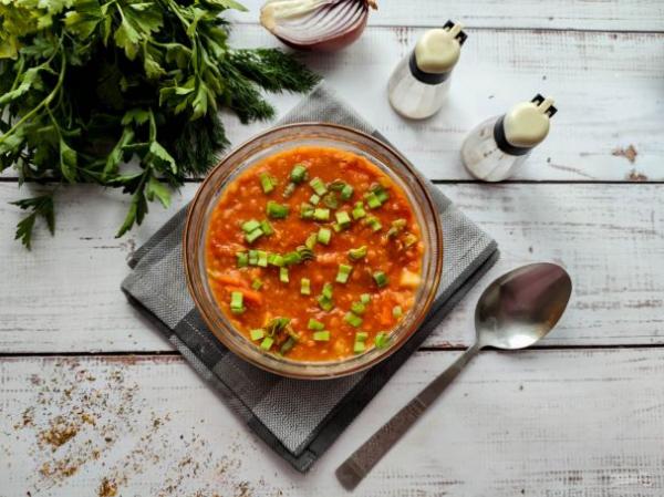 Суп с чечевицей и кабачком - просто,вкусно - фоторецепт пошагово