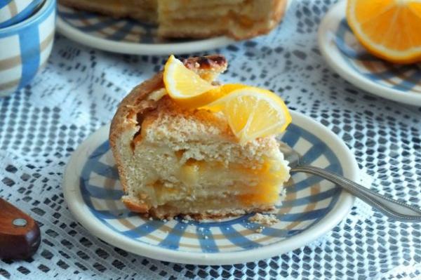Татарский пирог с лимоном - просто,вкусно - фоторецепт пошагово