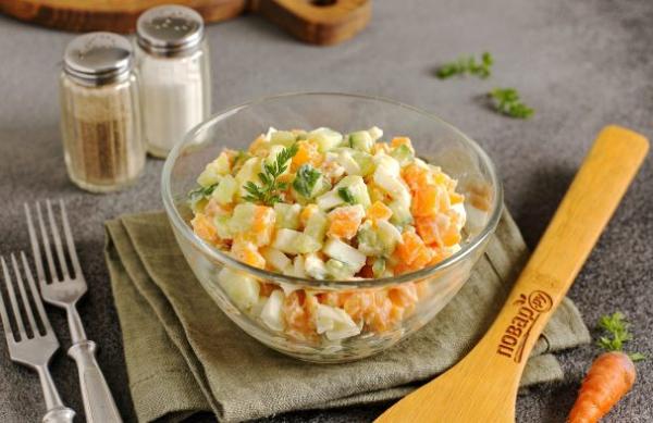 Диетический салат из моркови - просто,вкусно - фоторецепт пошагово