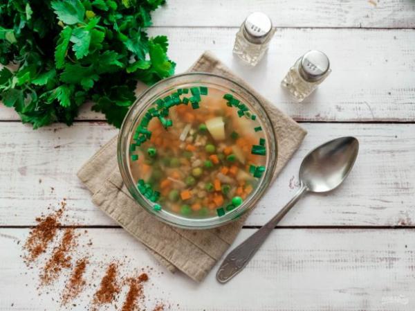 Диетический суп с перловкой - просто,вкусно - фоторецепт пошагово