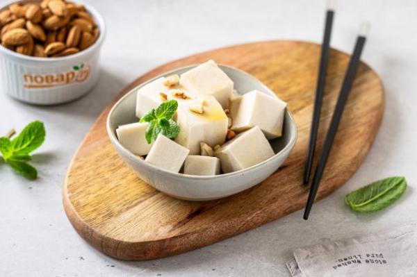 Миндальный тофу - просто,вкусно - фоторецепт пошагово