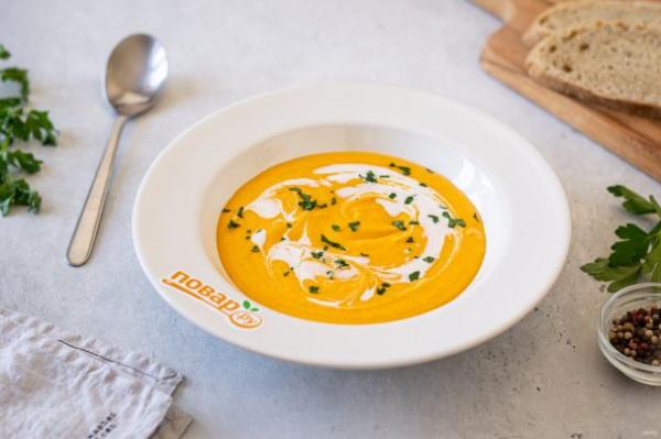Морковный суп на кокосовом молоке - просто,вкусно - фоторецепт пошагово