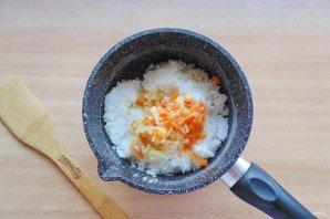 Морской окунь с рисом в духовке