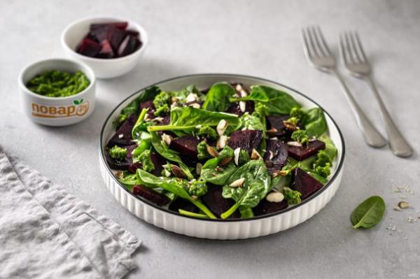 Постный салат из свеклы - просто,вкусно - фоторецепт пошагово