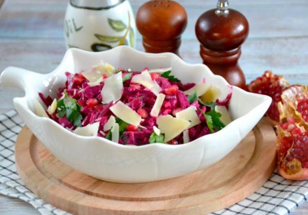 Салат из свеклы с рикоттой - просто,вкусно - фоторецепт пошагово