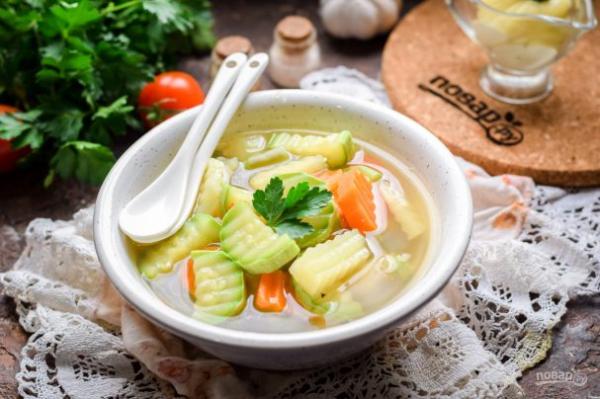 Суп из кабачков в мультиварке - просто,вкусно - фоторецепт пошагово