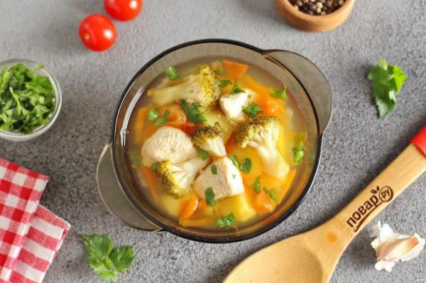 Вкусный суп из индейки - просто,вкусно - фоторецепт пошагово