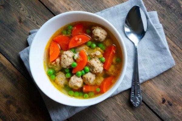 Куриный суп с фрикадельками и горошком, рецепт с фото пошагово - просто,вкусно - фоторецепт пошагово