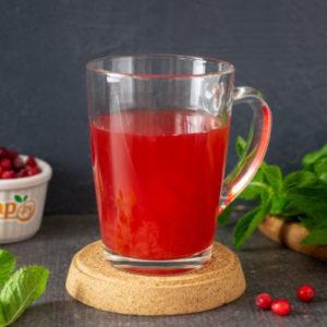 Брусничный чай - просто, вкусно - фоторецепт пошагово