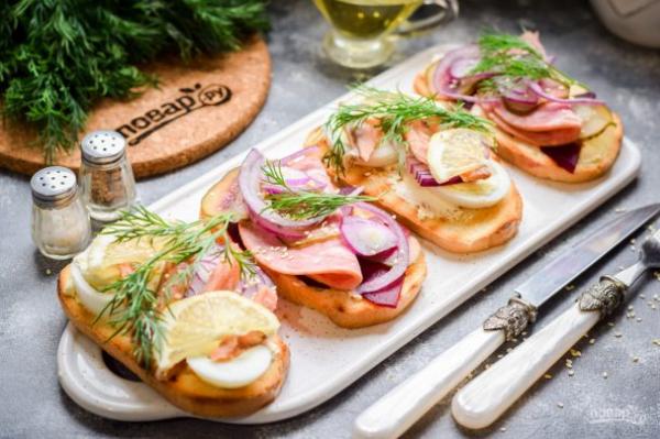 Датские бутерброды - просто,вкусно - фоторецепт пошагово